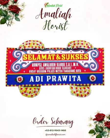 Papan Bunga Ucapan Selamat Blengorwetan